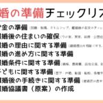 離婚準備チェックリスト